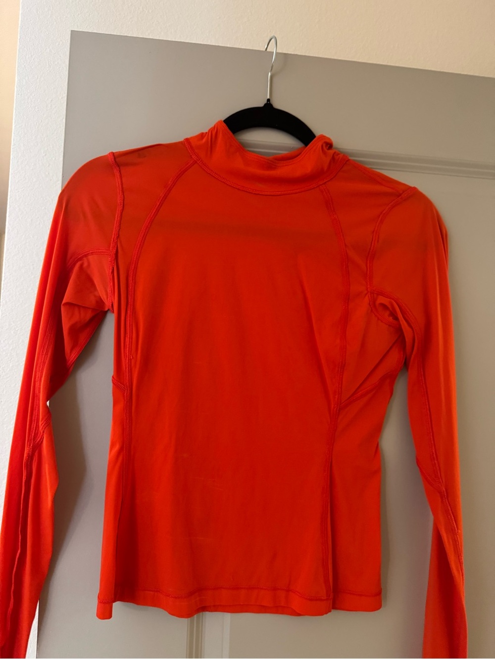 lululemon athletica Women’s Long-Sleeve Rash Guard - Bright Orange red